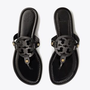 Tory Burch Patent Leather “Miller” Sandal Size 10